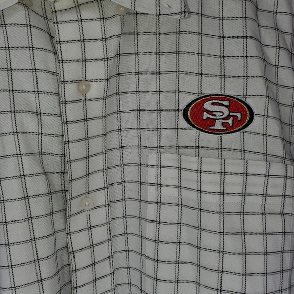 Men's SanFrancisco 49ners button up shirt size xxl - Picture 5 of 6